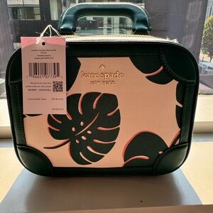 Kate Spade monstera leaves purse